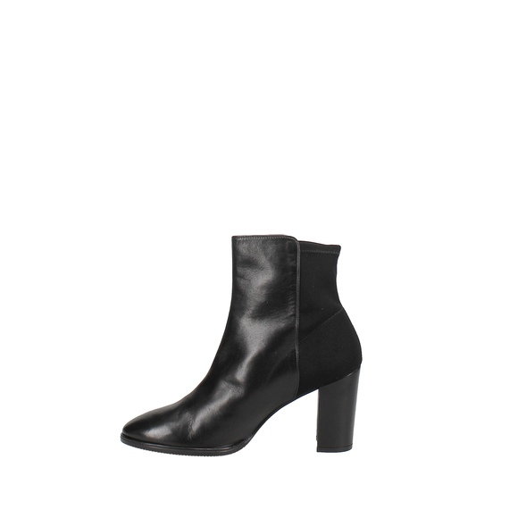 Stuart Weitzman | Harper High Heel Booties | Black - Picture 6 of 9
